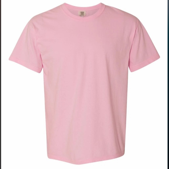 Macy's comfort Colors Unisex Women's Pink Short Sleeve Tee - Picture 1 of 8